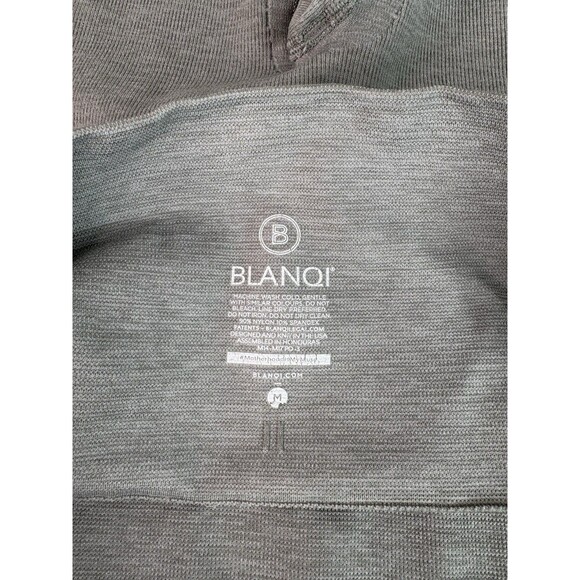 Blanqi Maternity Leggings, Medium, Grey, Stretch Leggings, Striped Legs - Picture 2 of 9